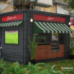 Renderjet Dot Com 3d Design 2019 03 24 Cafe Kiosk Blinski Elahieh Tehran 00