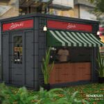 Renderjet Dot Com 3d Design 2019 03 24 Cafe Kiosk Blinski Elahieh Tehran 001